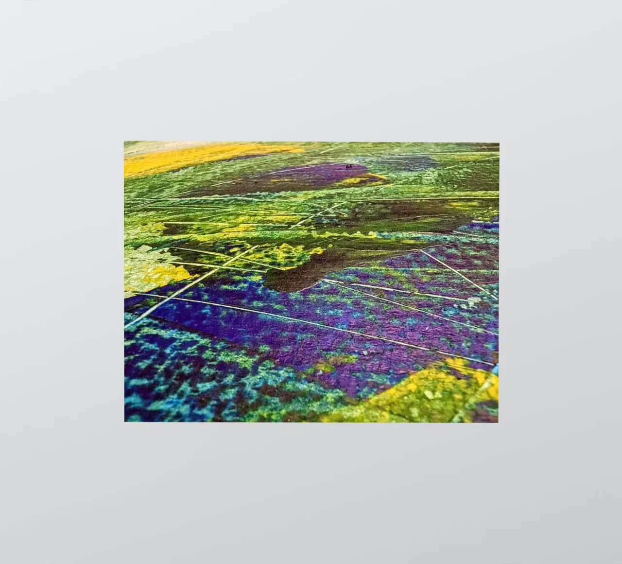 Lines at the Cross of Sea and Fields adesivo da Pia