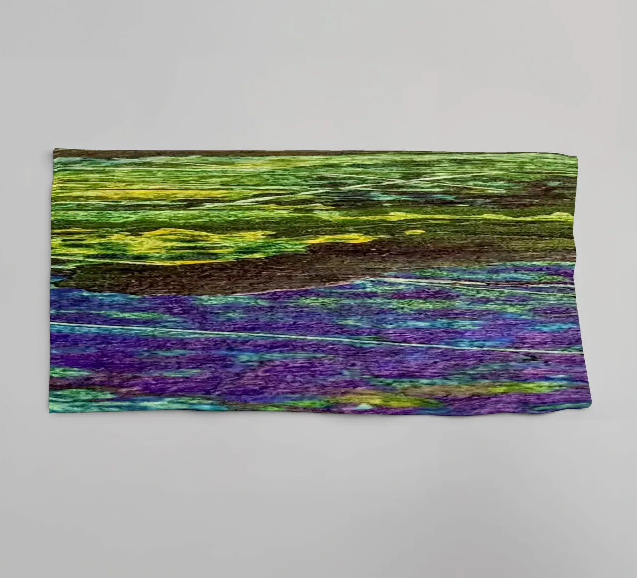 Lines at the Cross of Sea and Fields badhanddoek van Lunaris