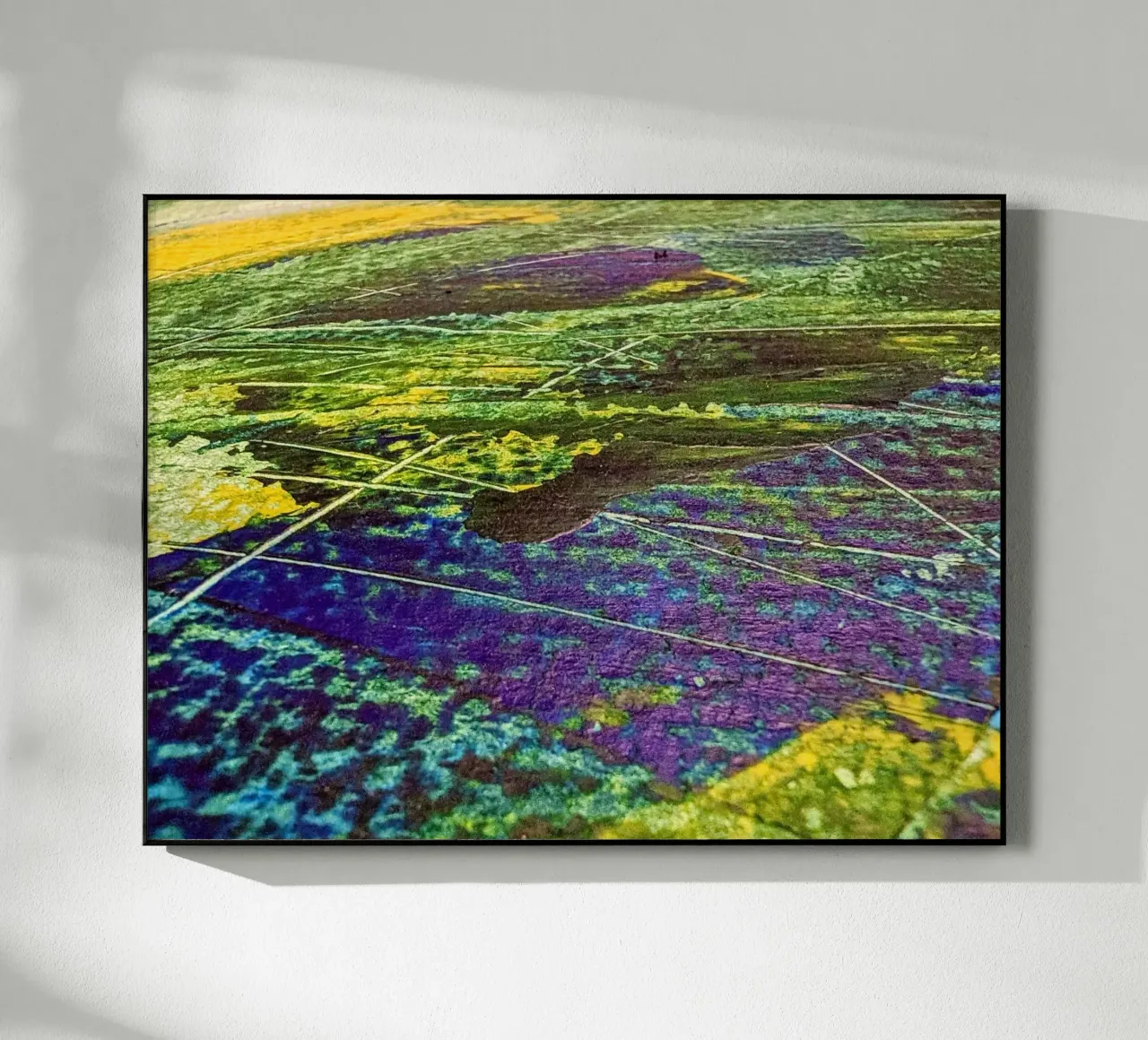 Lines at the Cross of Sea and Fields plexiglass da Lunaris