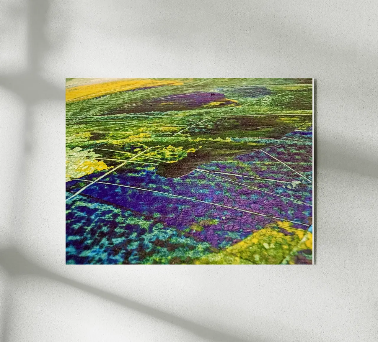 Lines at the Cross of Sea and Fields plexiglass da Lunaris