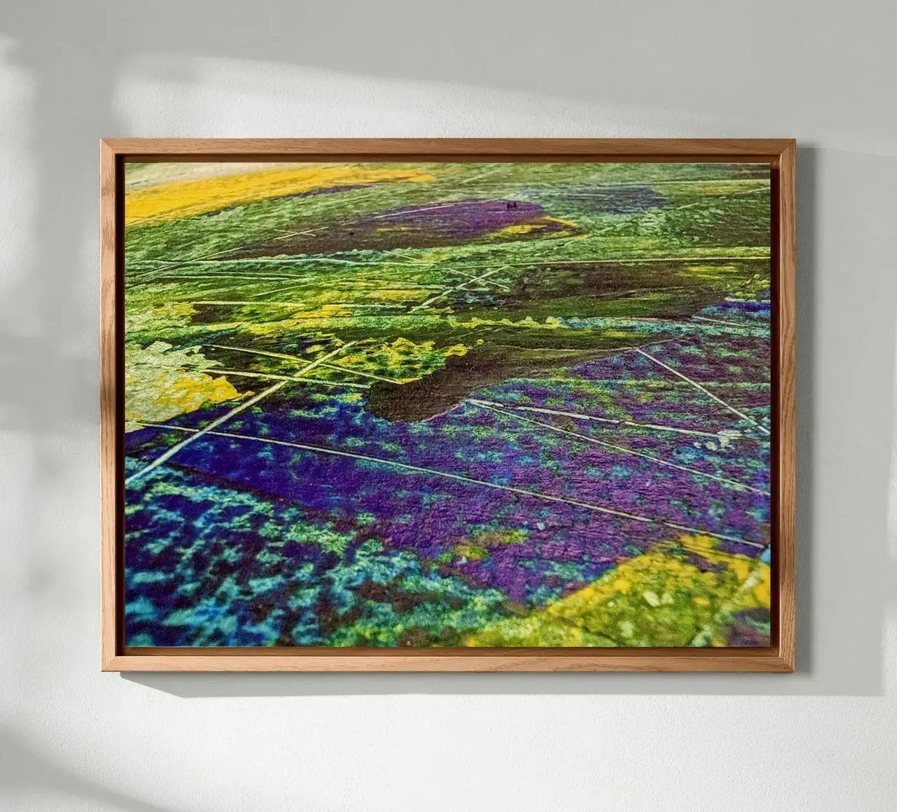 Lines at the Cross of Sea and Fields alluminio dibond da Lunaris