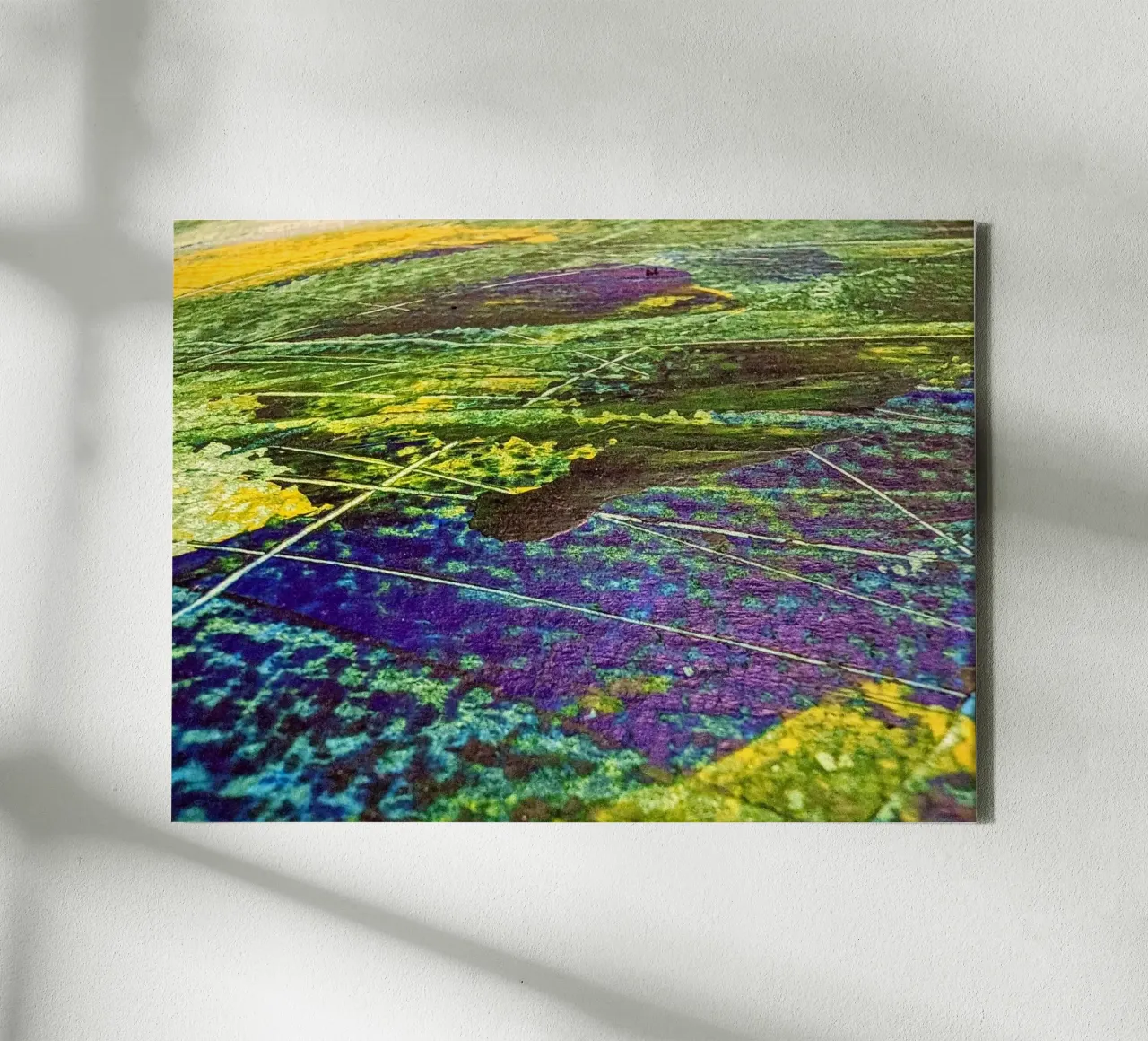 Lines at the Cross of Sea and Fields canvas by Lunaris