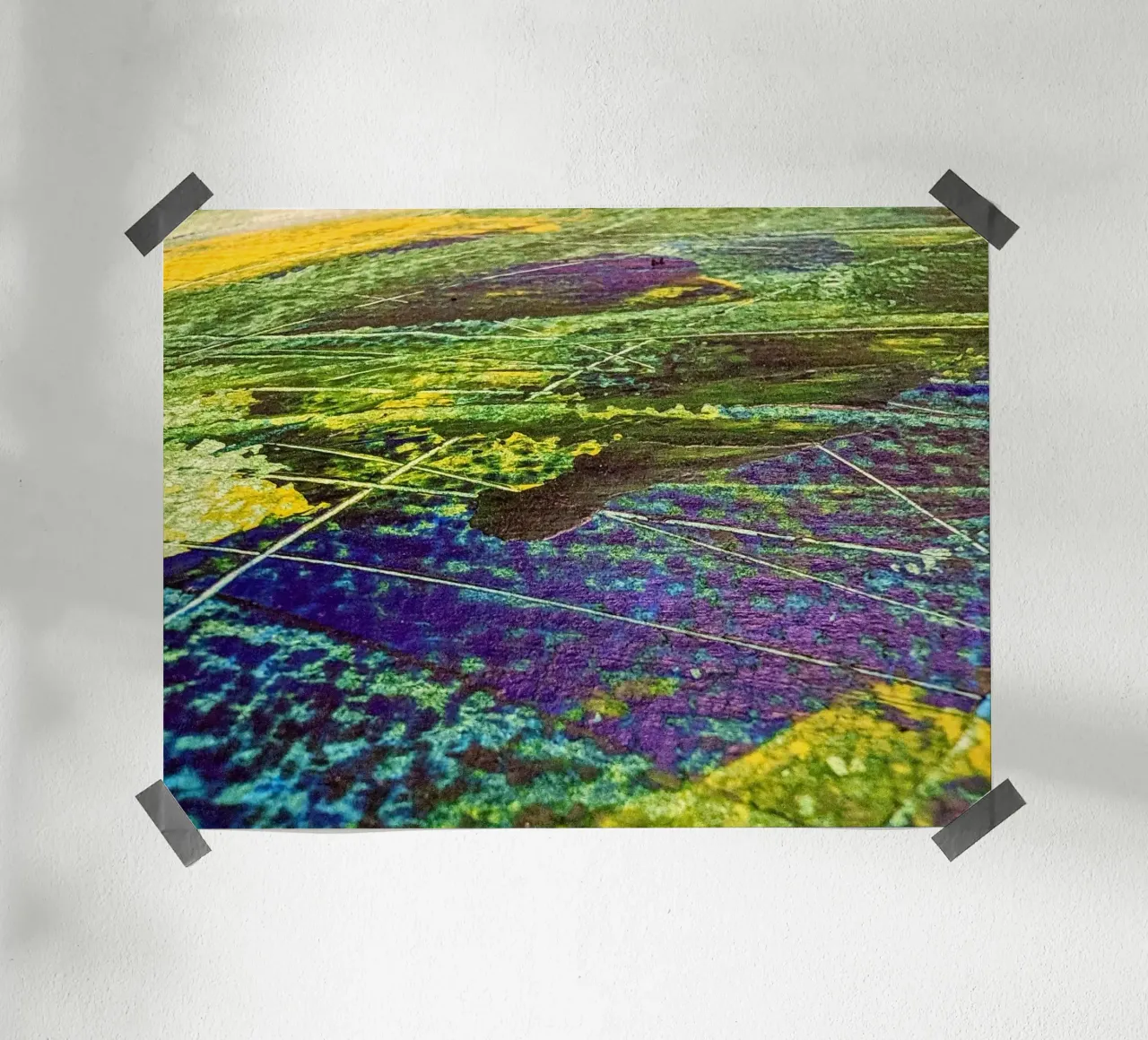 Lines at the Cross of Sea and Fields poster da Lunaris