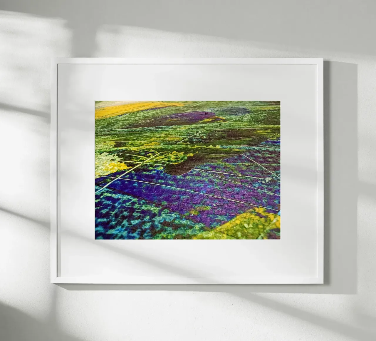 Lines at the Cross of Sea and Fields poster da Lunaris