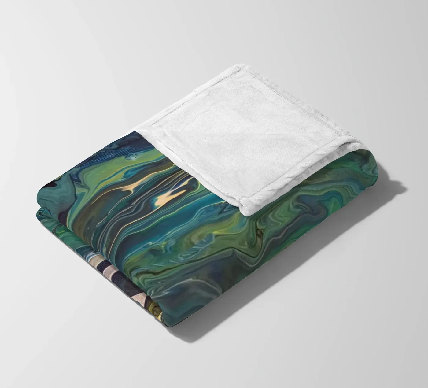 Flow fleece blanket by Pia