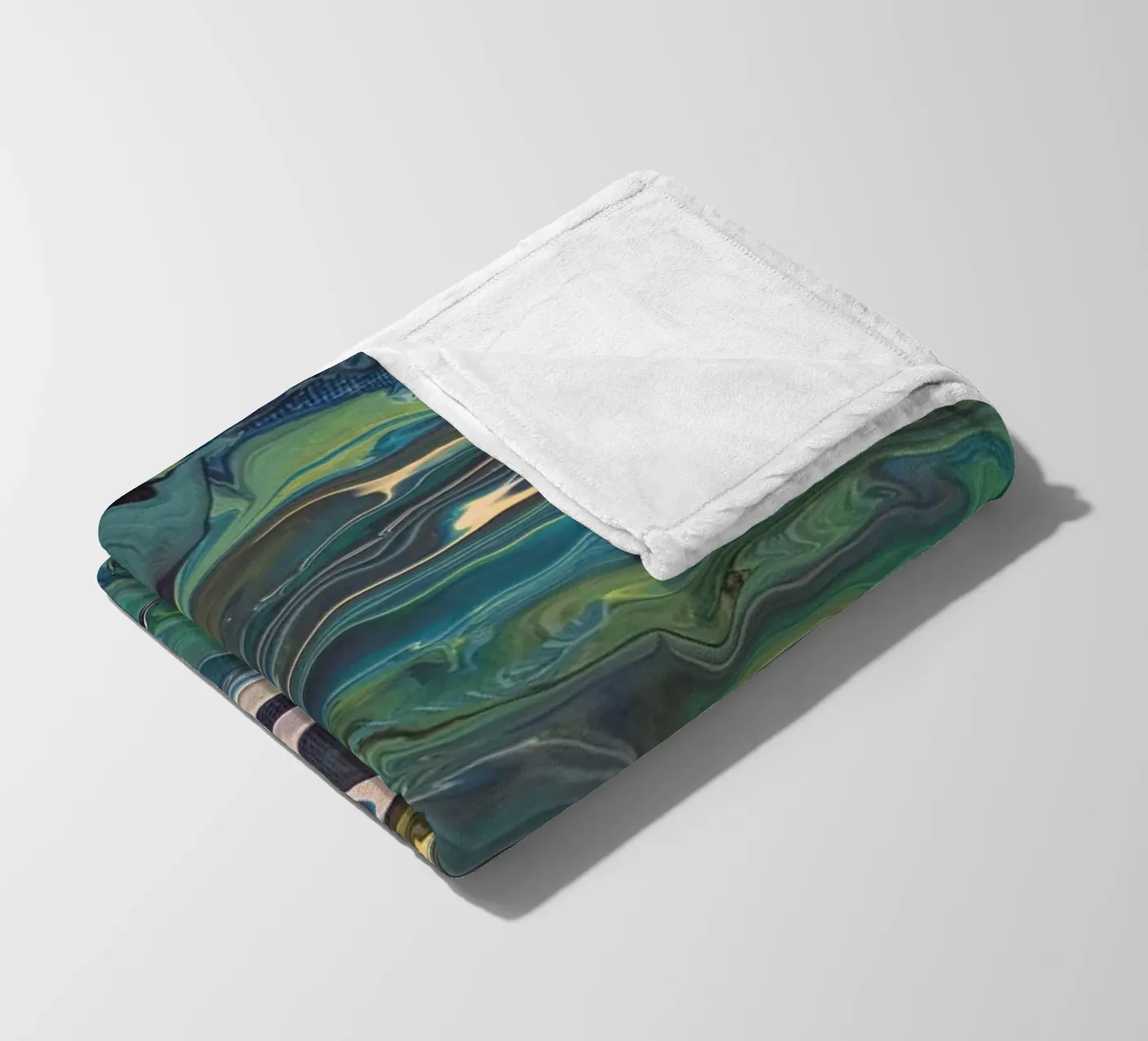 Flow fleece blanket by Pia