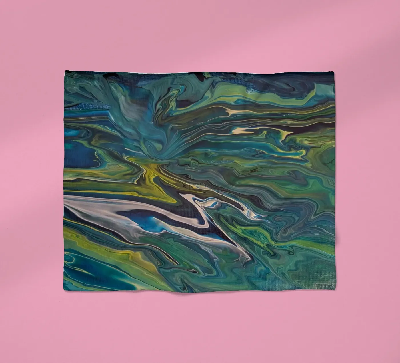 Flow fleece blanket by Pia