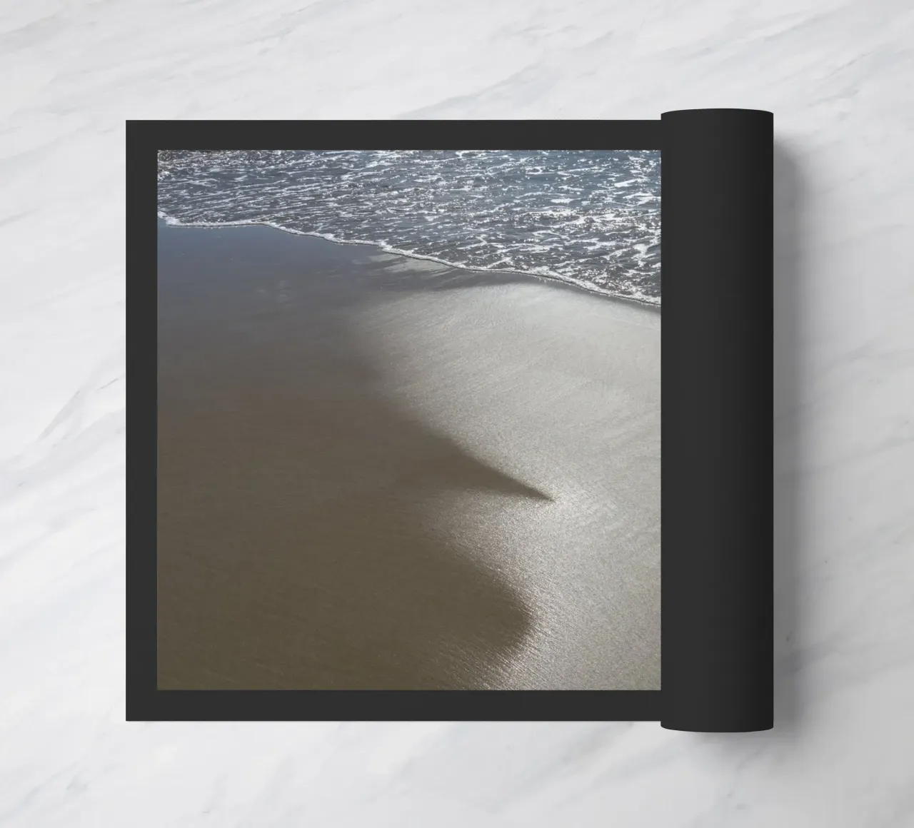 Riflessi d'argento nella sabbia bagnata zerbino da Adriana Mueller