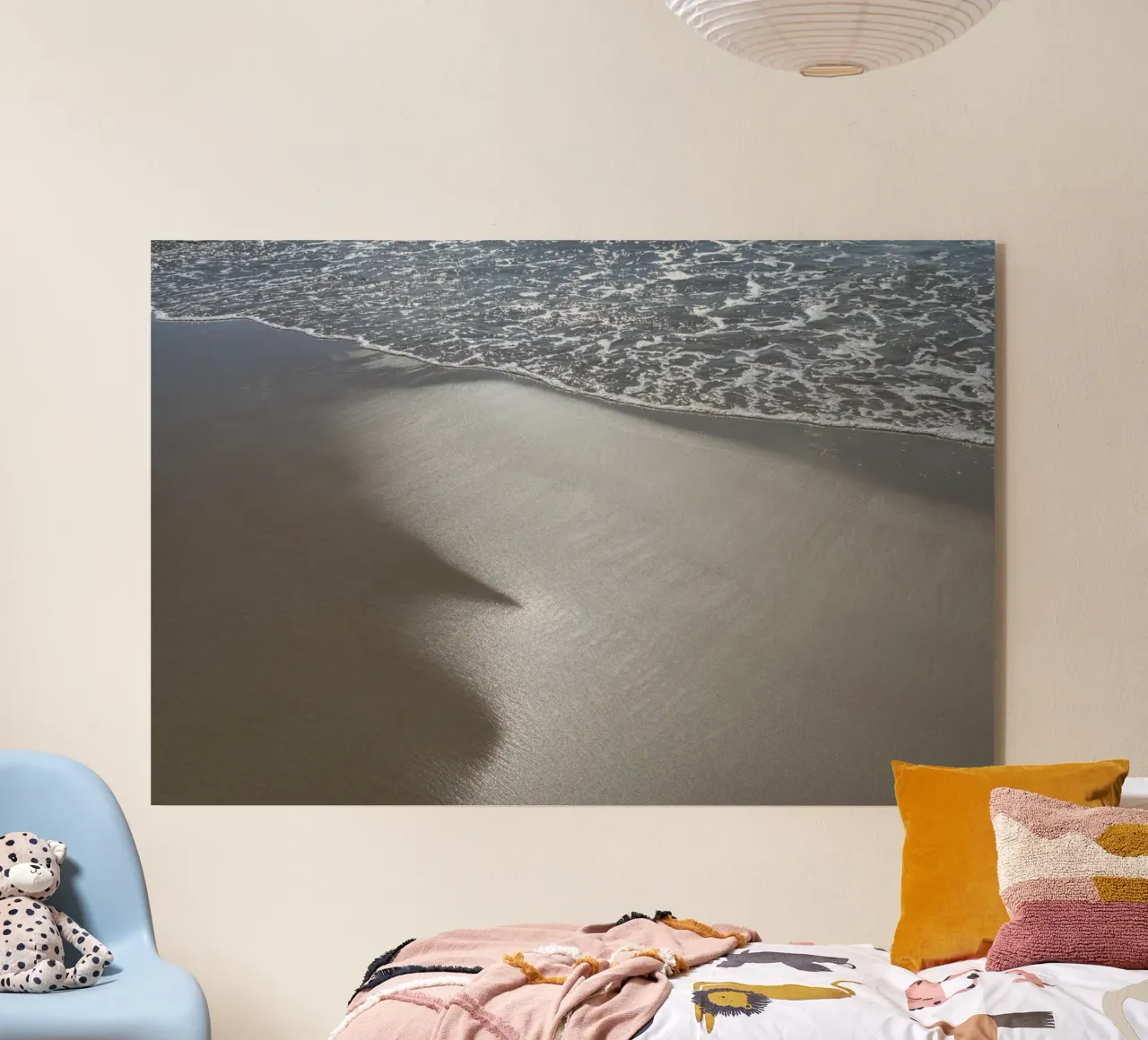 Riflessi d'argento nella sabbia bagnata plexiglass da Adriana Mueller