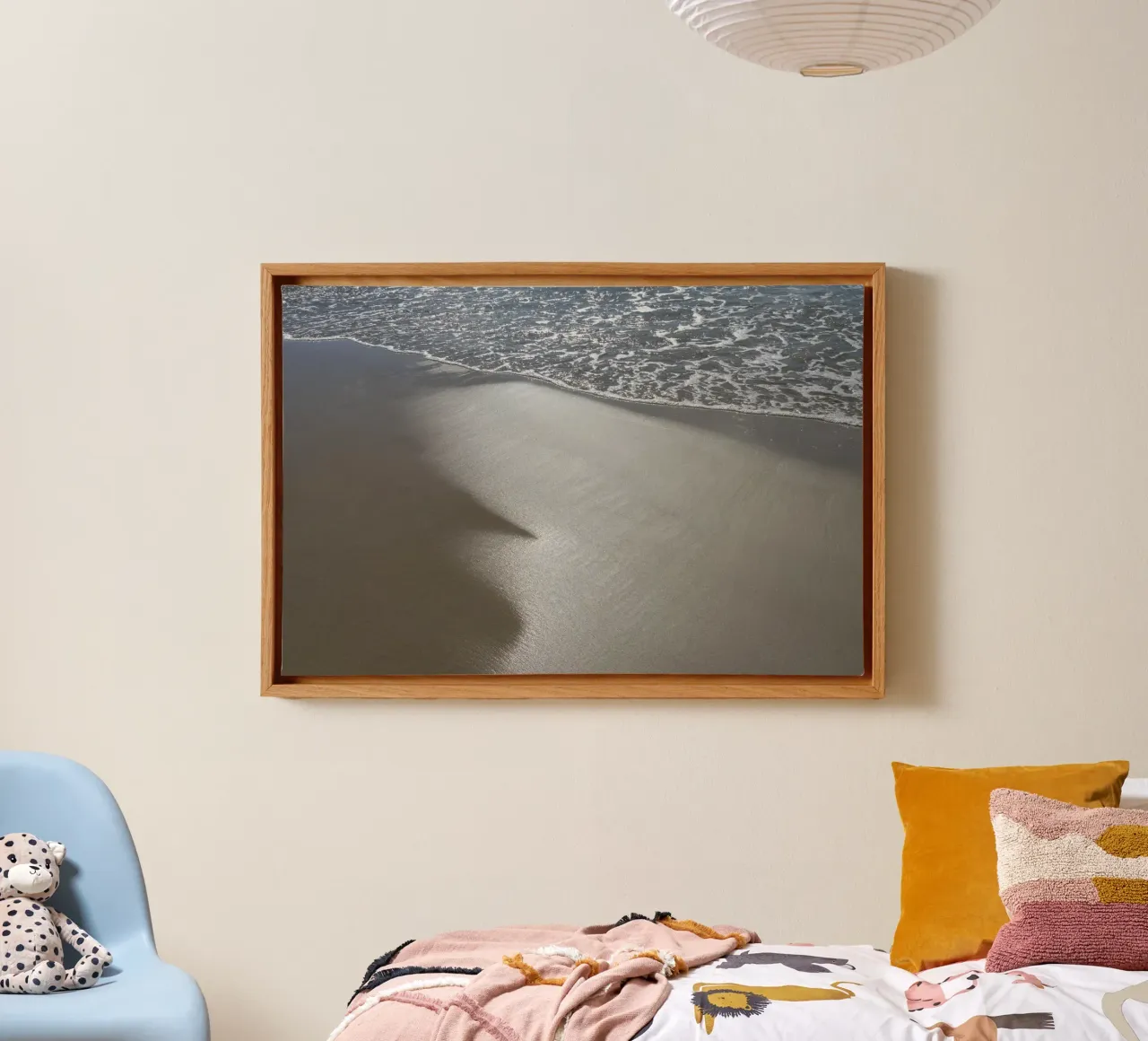 Riflessi d'argento nella sabbia bagnata tela da Adriana Mueller