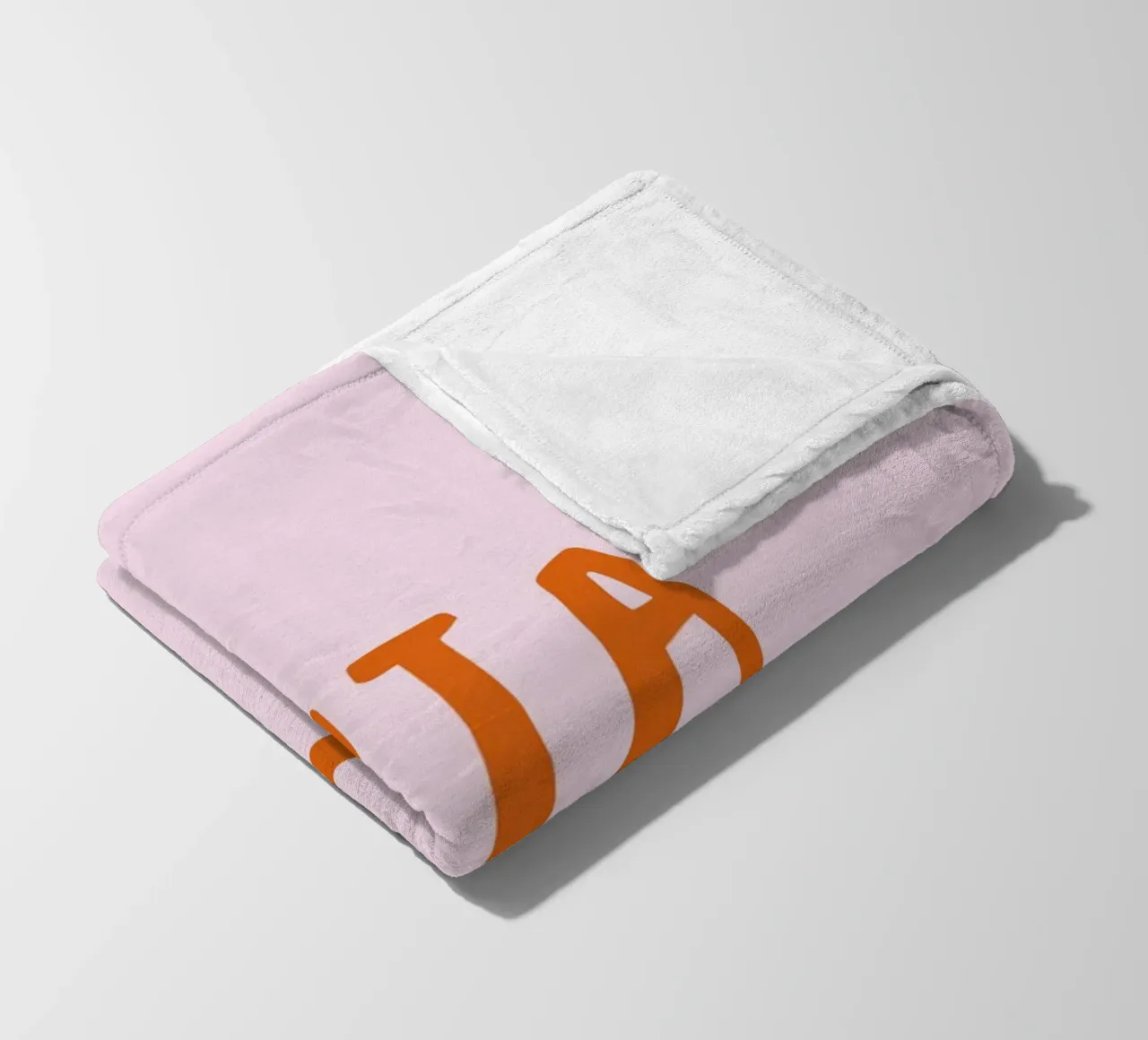 Tja Minimal Typography coperta in pile da EverLuvv Studio