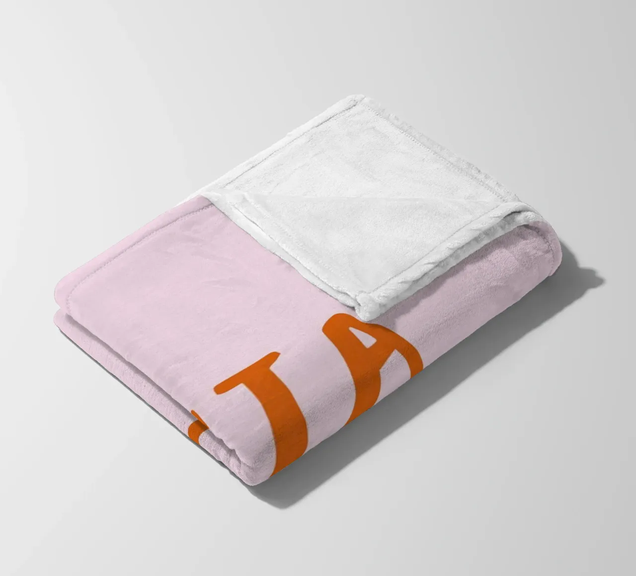 Tja Minimal Typography coperta in pile da EverLuvv Studio