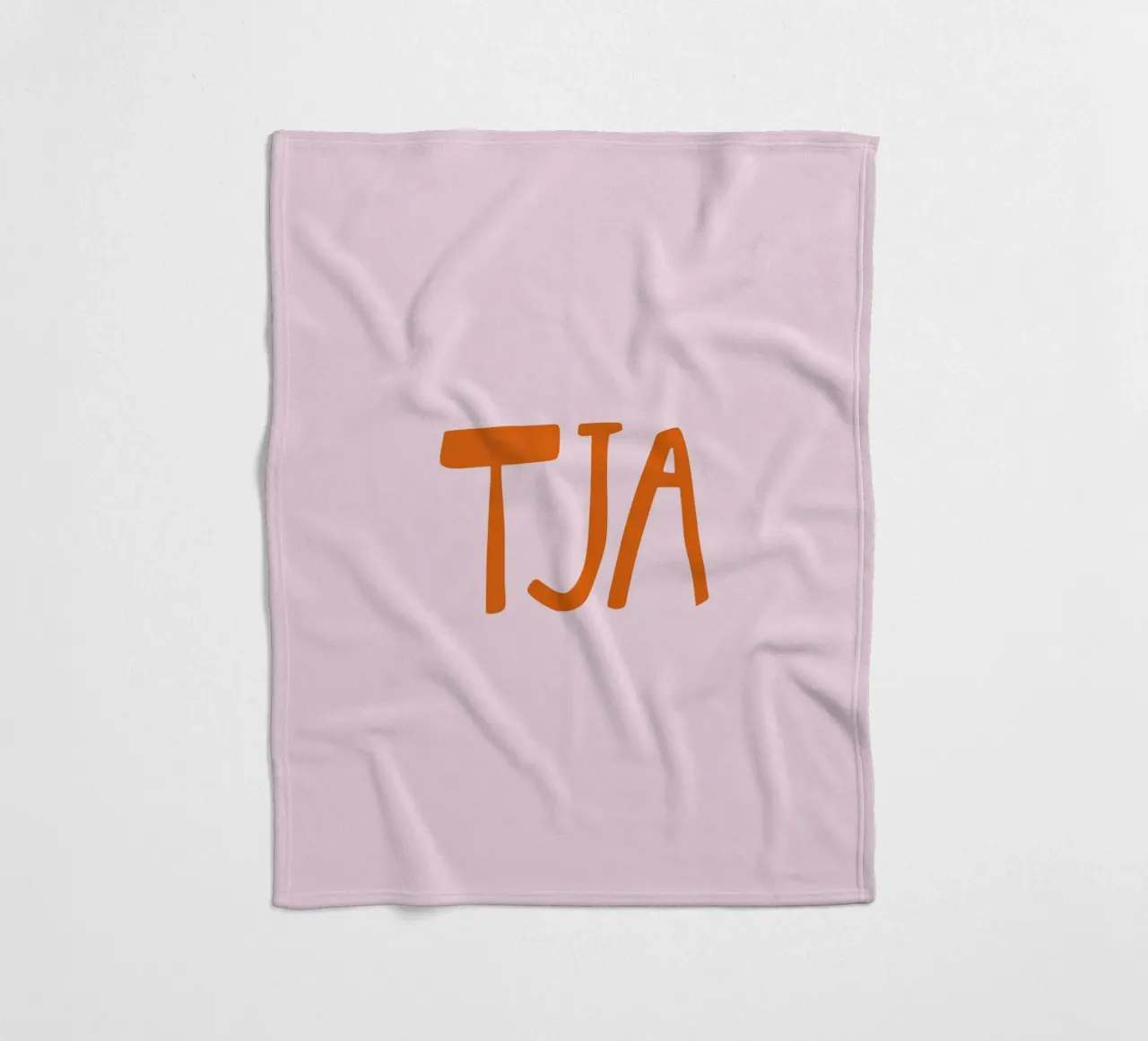 Tja Minimal Typography coperta in pile da EverLuvv Studio