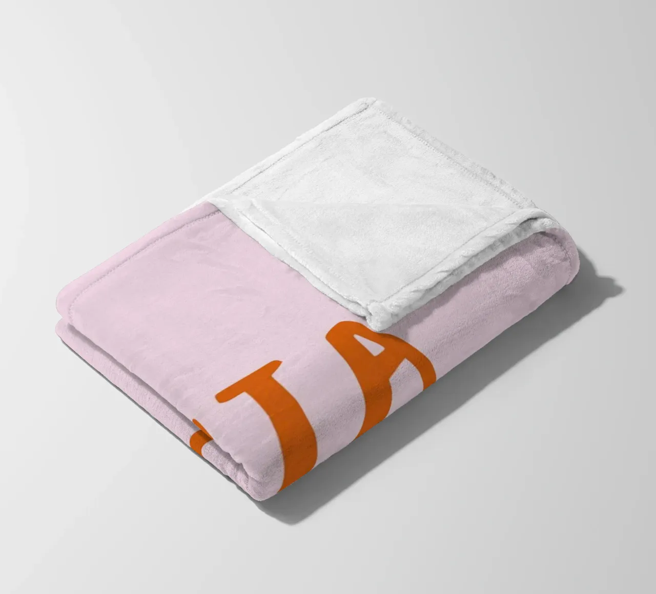 Tja Minimal Typography coperta in pile da EverLuvv Studio