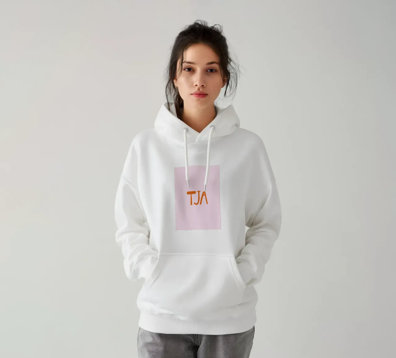 Tja Minimal Typography felpa con cappuccio da EverLuvv Studio