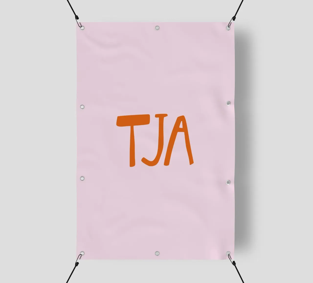 Tja Minimal Typography telo in pvc da EverLuvv Studio