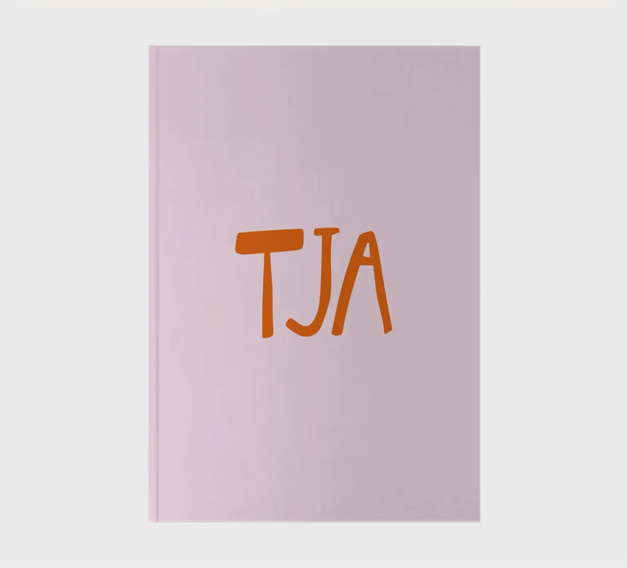 Tja Minimal Typography notebook by EverLuvv Studio