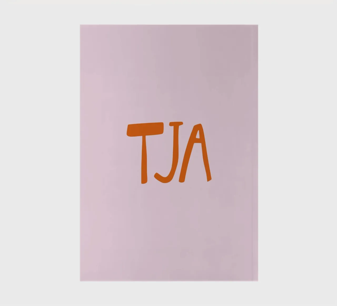 Tja Minimal Typography notebook by EverLuvv Studio