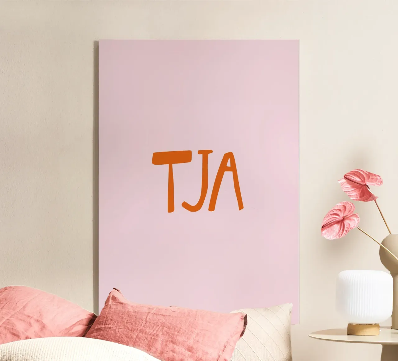 Tja Minimal Typography plexiglass da EverLuvv Studio