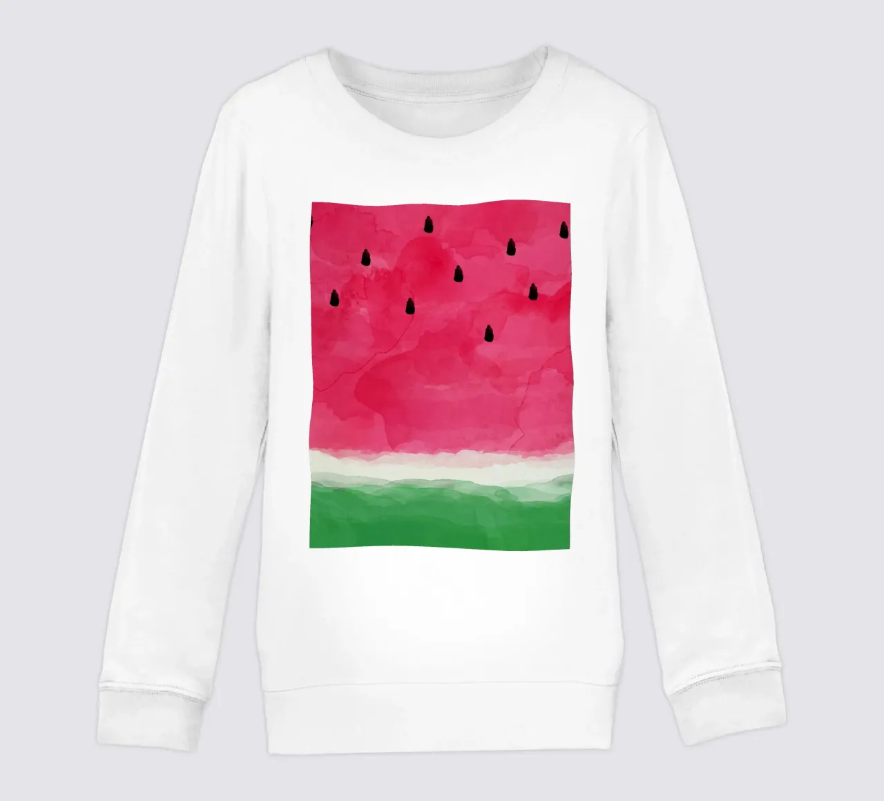 Watermelon Abstract kids sweatshirt by Orara Studio