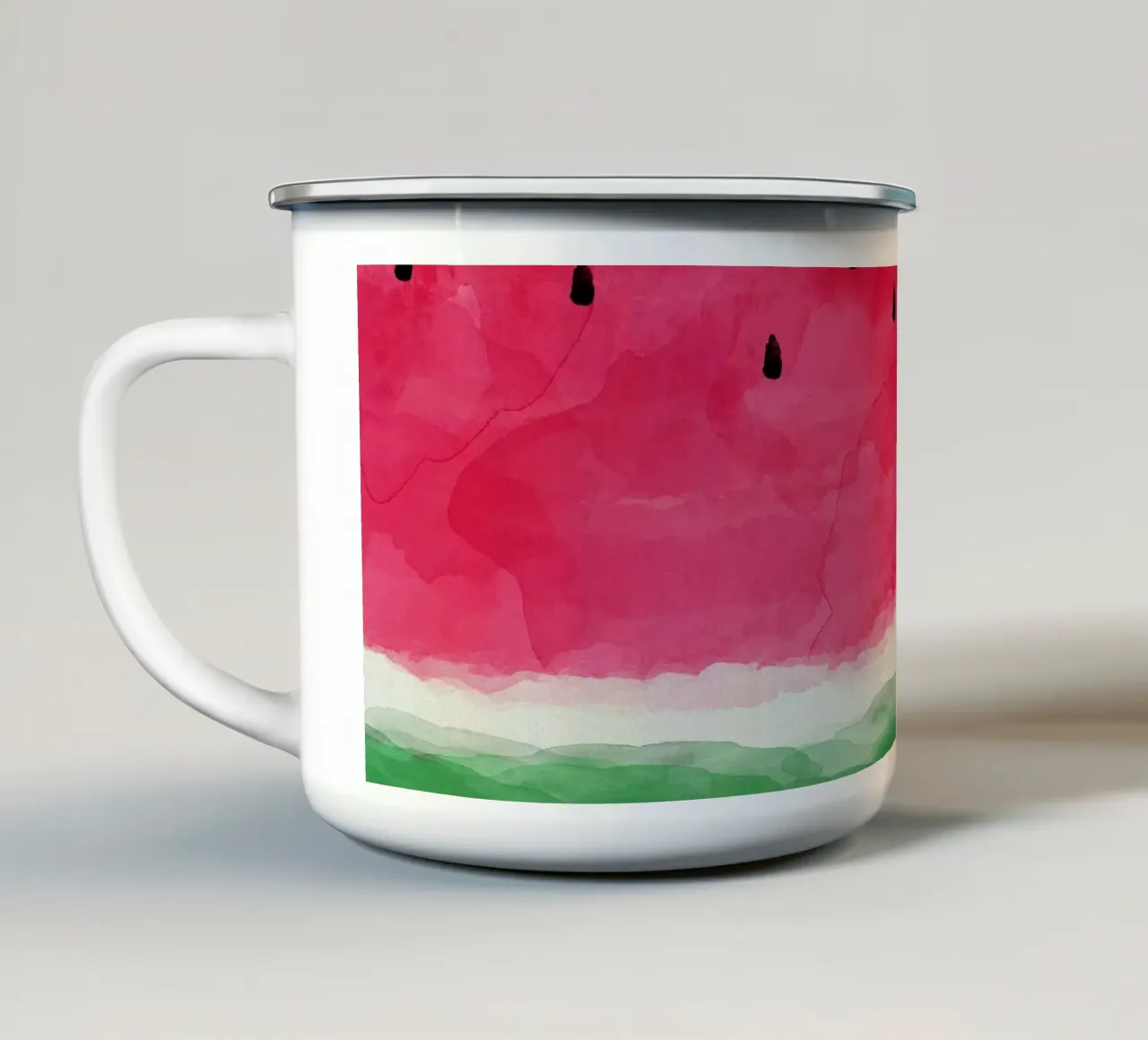 Anguria Astratto tazza in smalto da Orara Studio