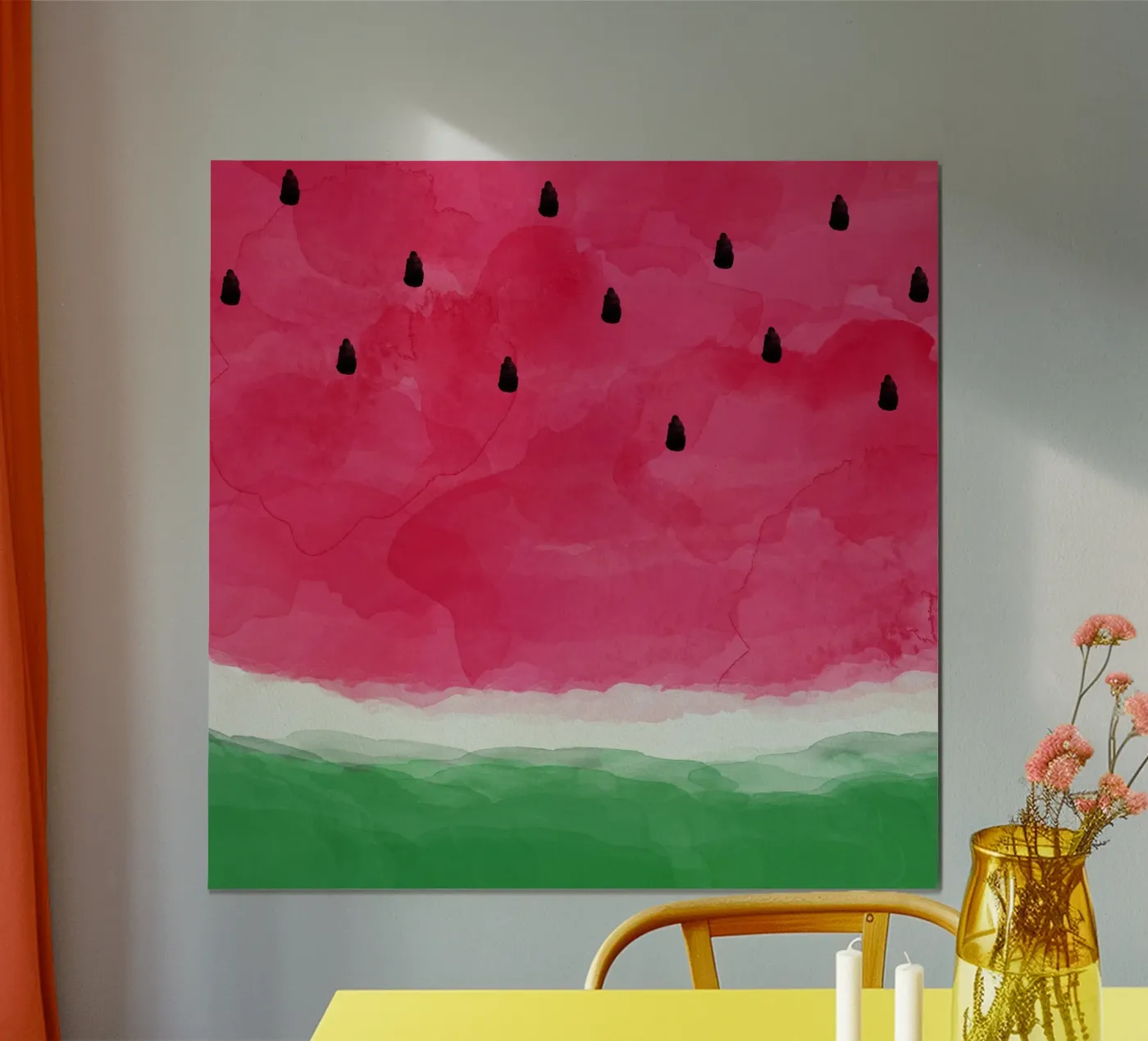 Watermelon Abstract Poster von Orara Studio