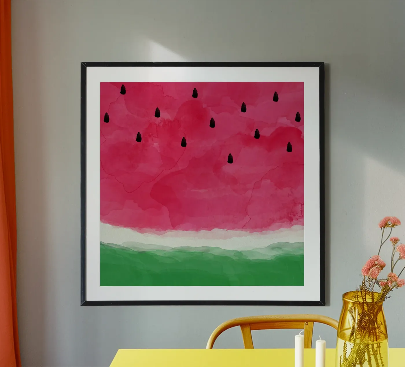 Watermelon Abstract Poster von Orara Studio