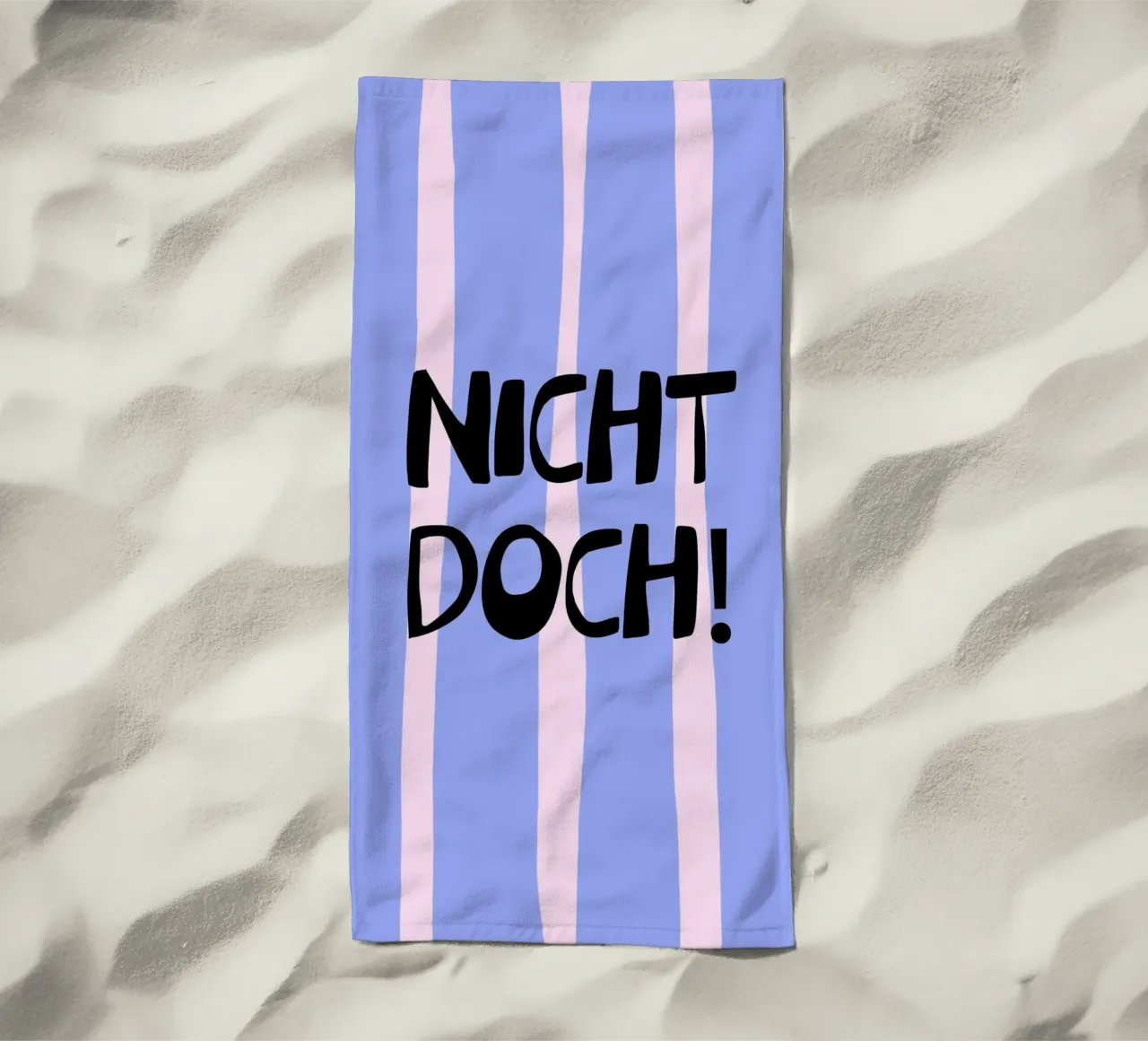 Nicht Doch! Typography telo mare da EverLuvv Studio