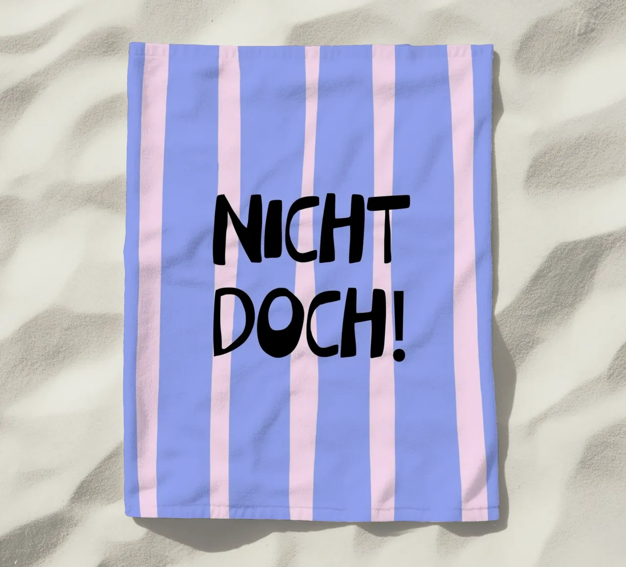 Nicht Doch! Typography telo mare da EverLuvv Studio