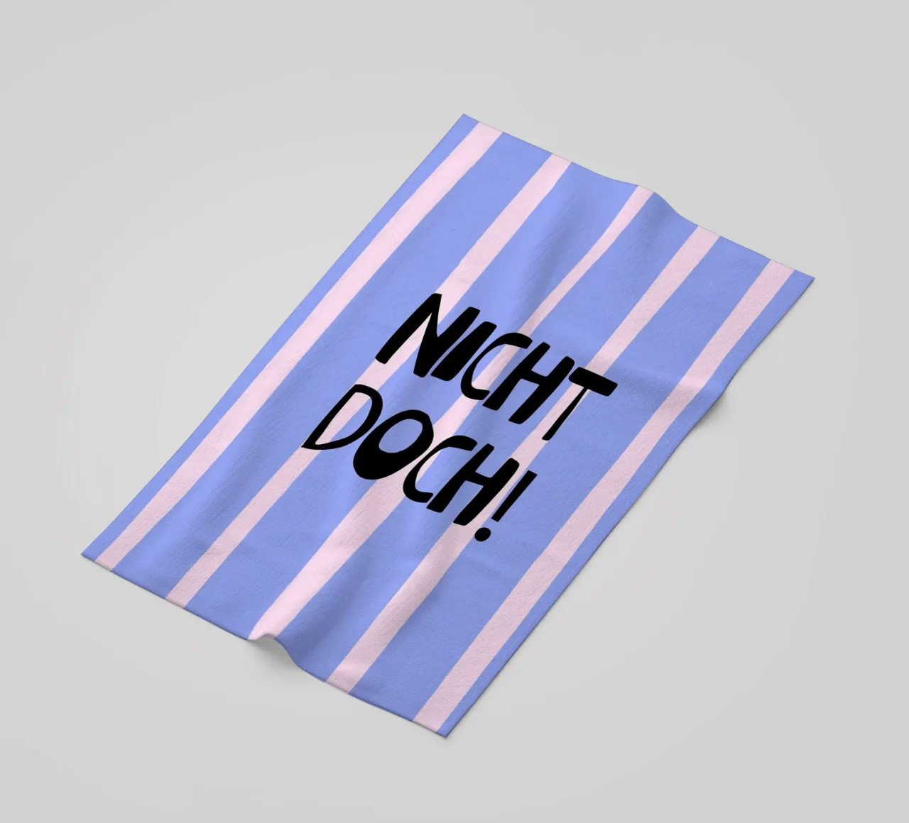 Nicht Doch! Typography telo mare da EverLuvv Studio