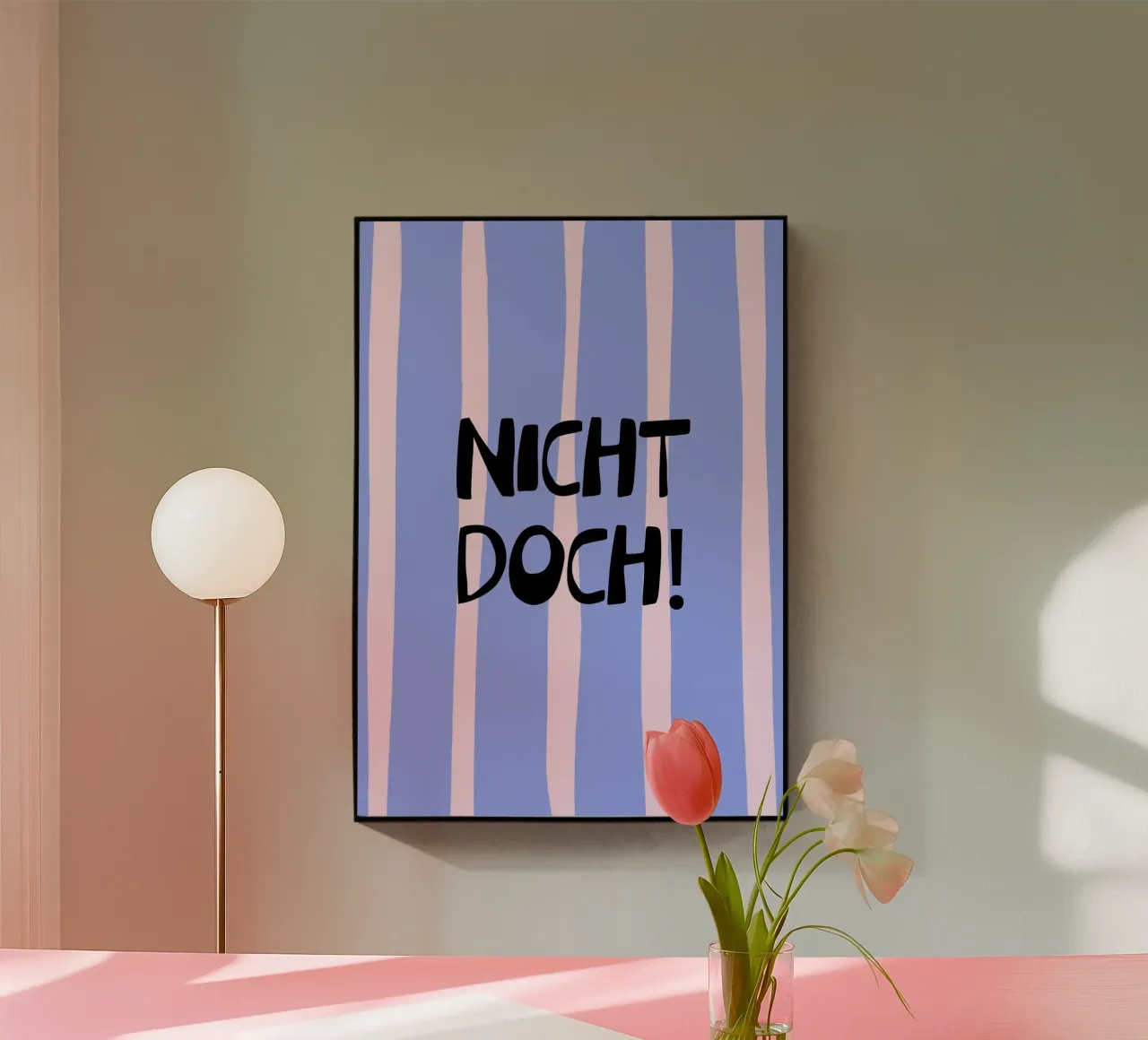 Nicht Doch! Typography plexiglass da EverLuvv Studio