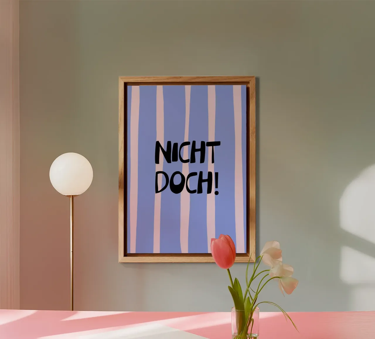 Nicht Doch! Typography alluminio dibond da EverLuvv Studio