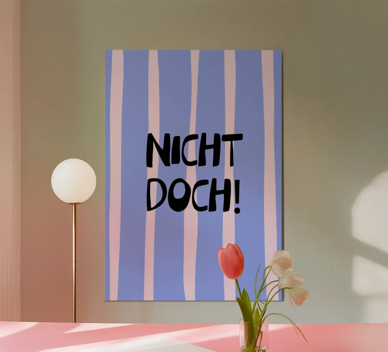 Nicht Doch! Typography alluminio dibond da EverLuvv Studio