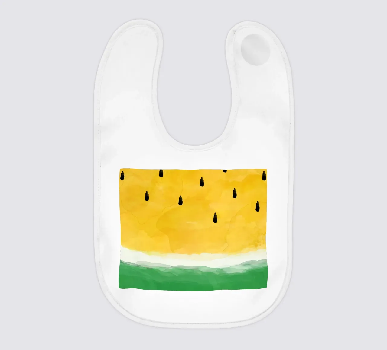 Pastèque jaune bavoir de Orara Studio