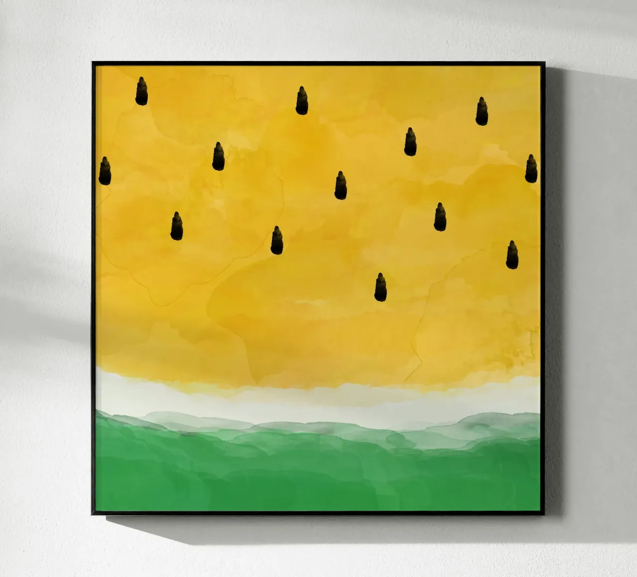 Pastèque jaune plexiglas de Orara Studio