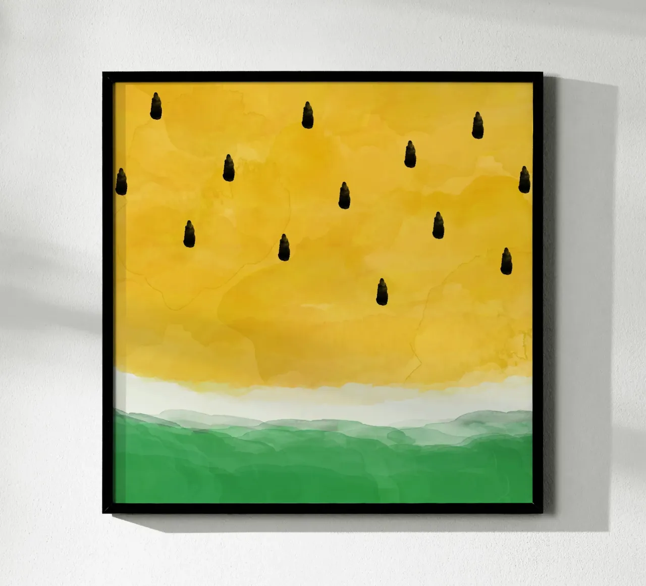 Pastèque jaune poster de Orara Studio