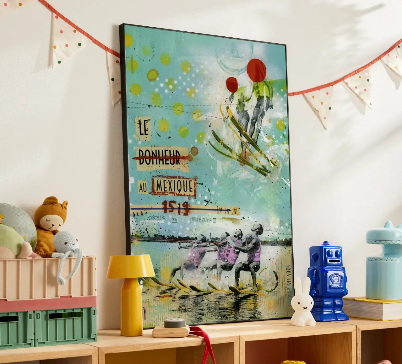 Bonheur au mexique alu-dibond by Tameo