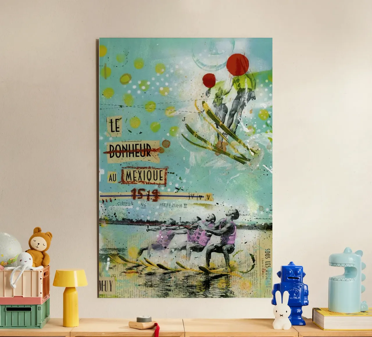 Bonheur au mexique alu-dibond by Tameo