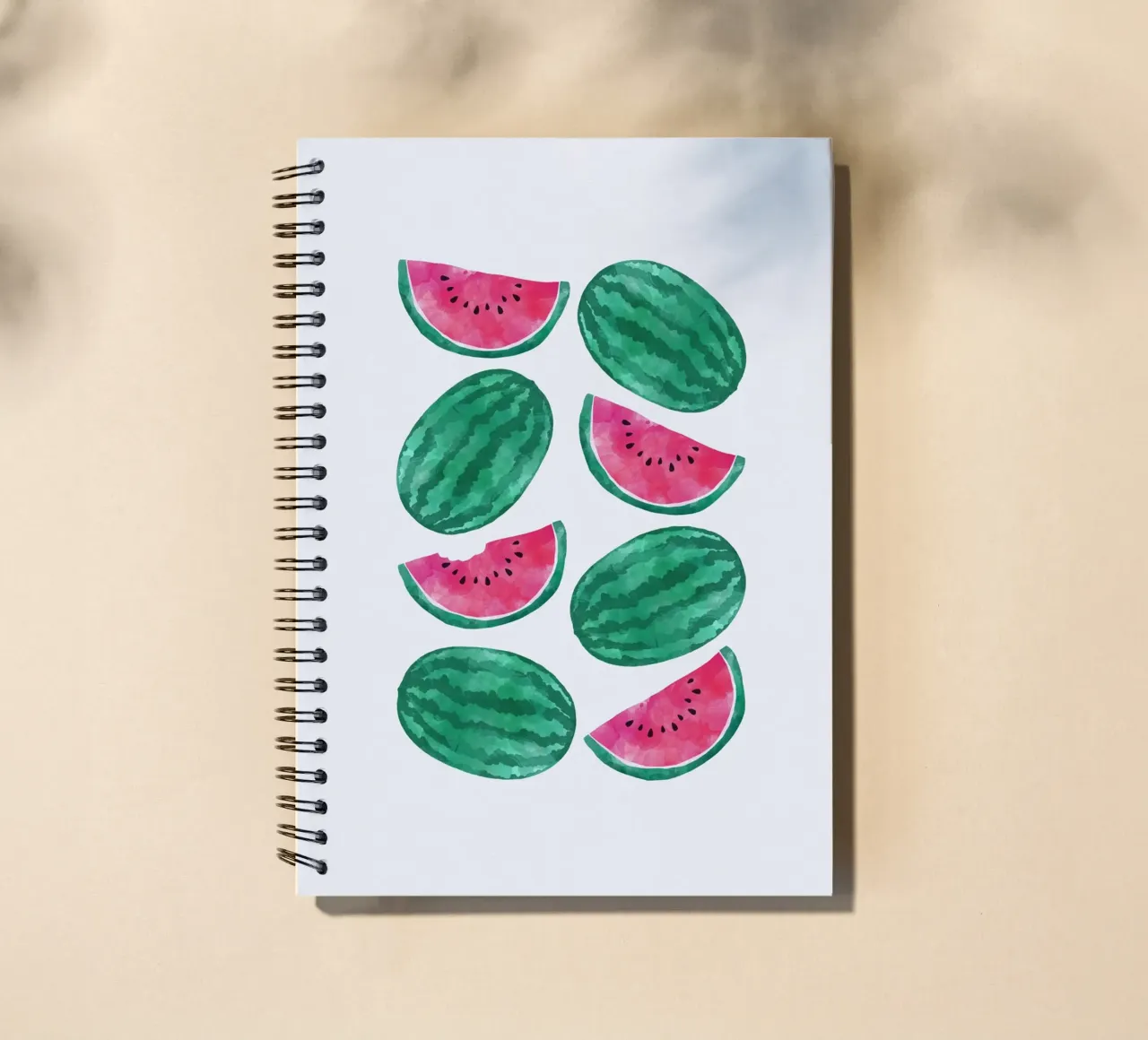 Watermelon Crowd spiral notebook by Orara Studio