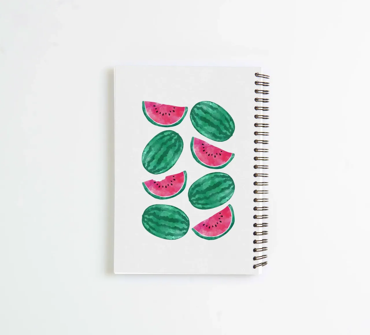 Watermelon Crowd spiral notebook by Orara Studio