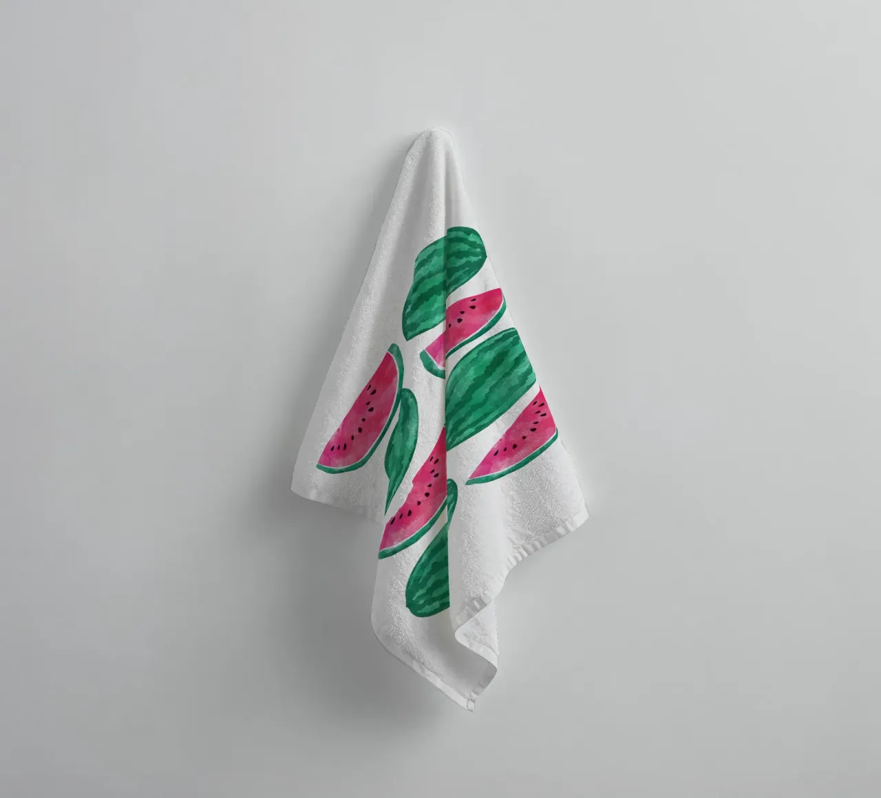Watermelon Crowd towel by Orara Studio