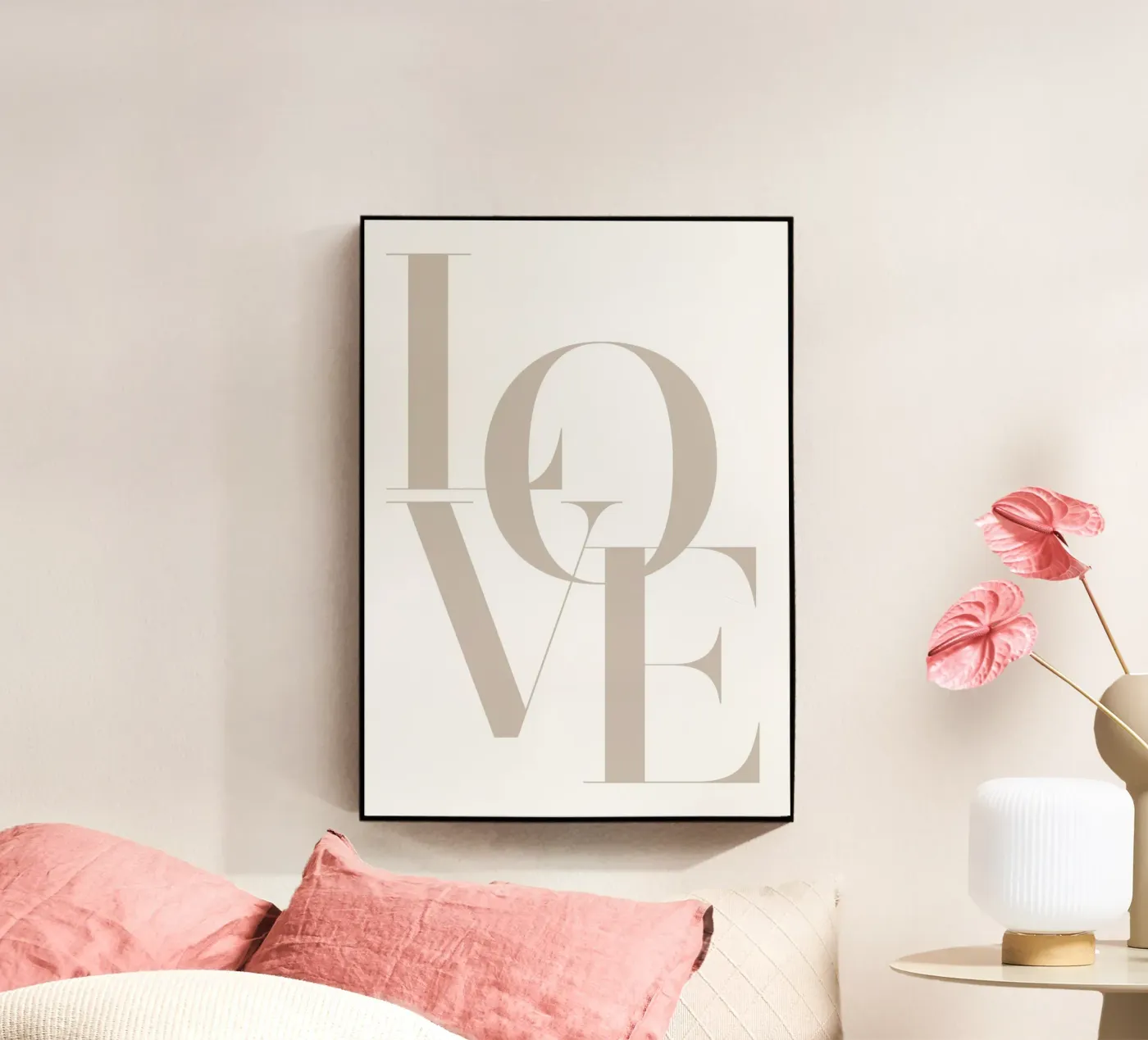 Liefde acryl van Eva Rogers