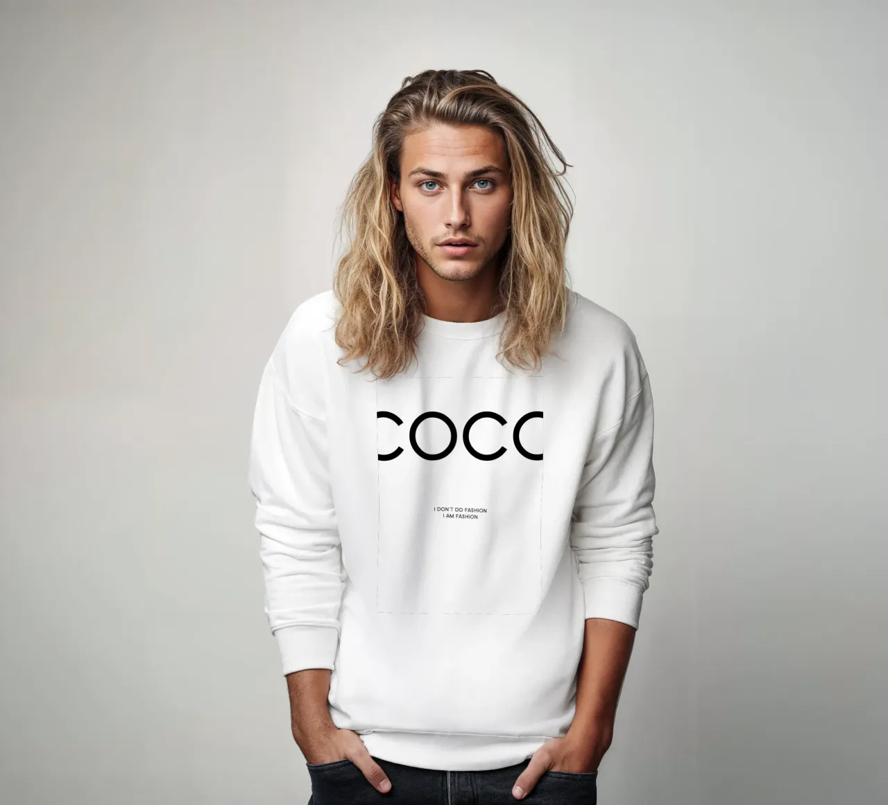 Io non faccio moda, io sono la moda felpa da Eva Rogers