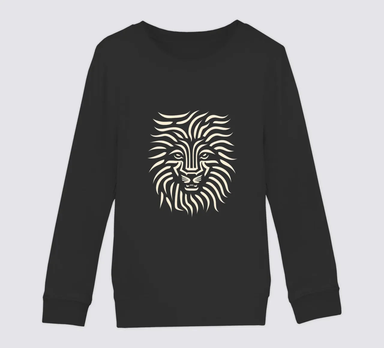 Design a testa di leone felpa bambino da Autofocus