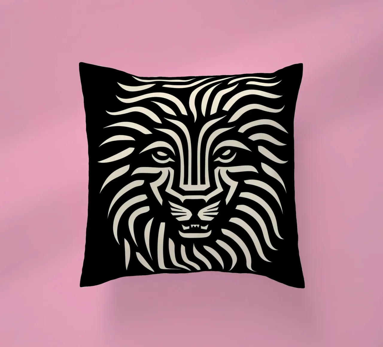 Design a testa di leone cuscino da Autofocus