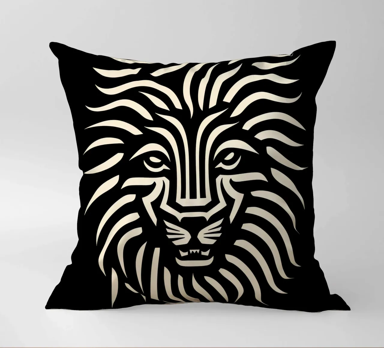 Design a testa di leone cuscino da Autofocus