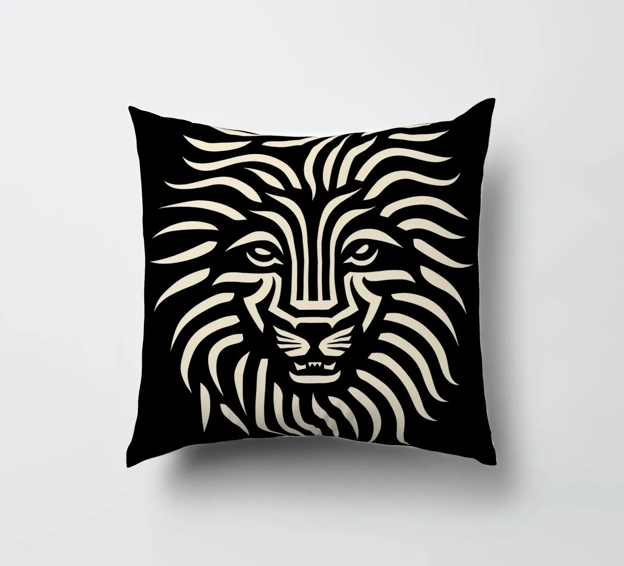 Design a testa di leone cuscino da Autofocus