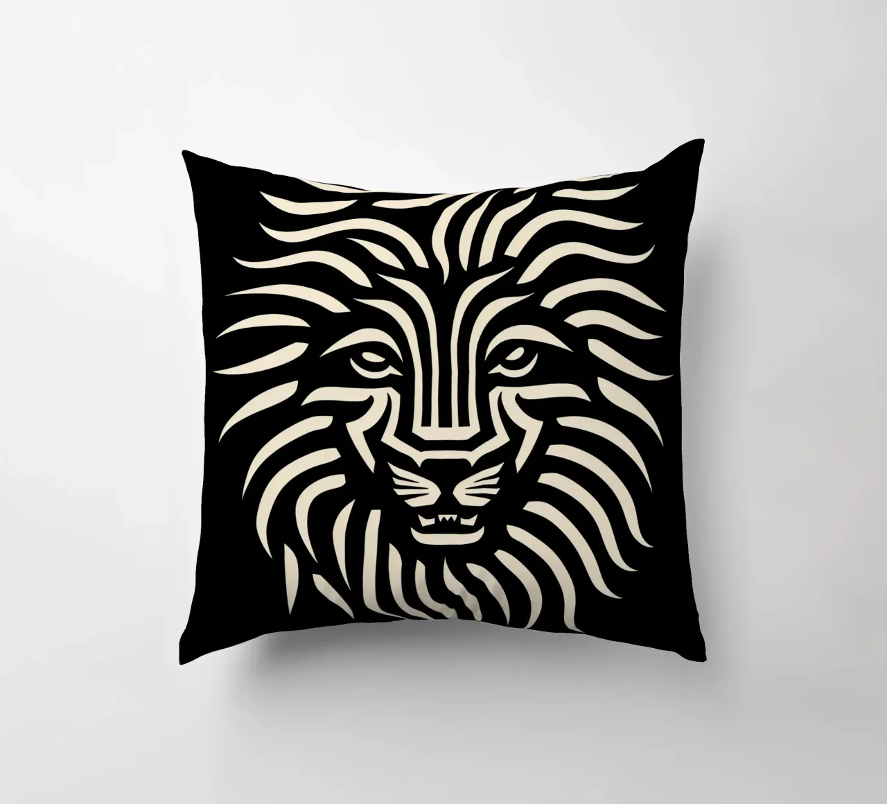 Design a testa di leone cuscino da Autofocus