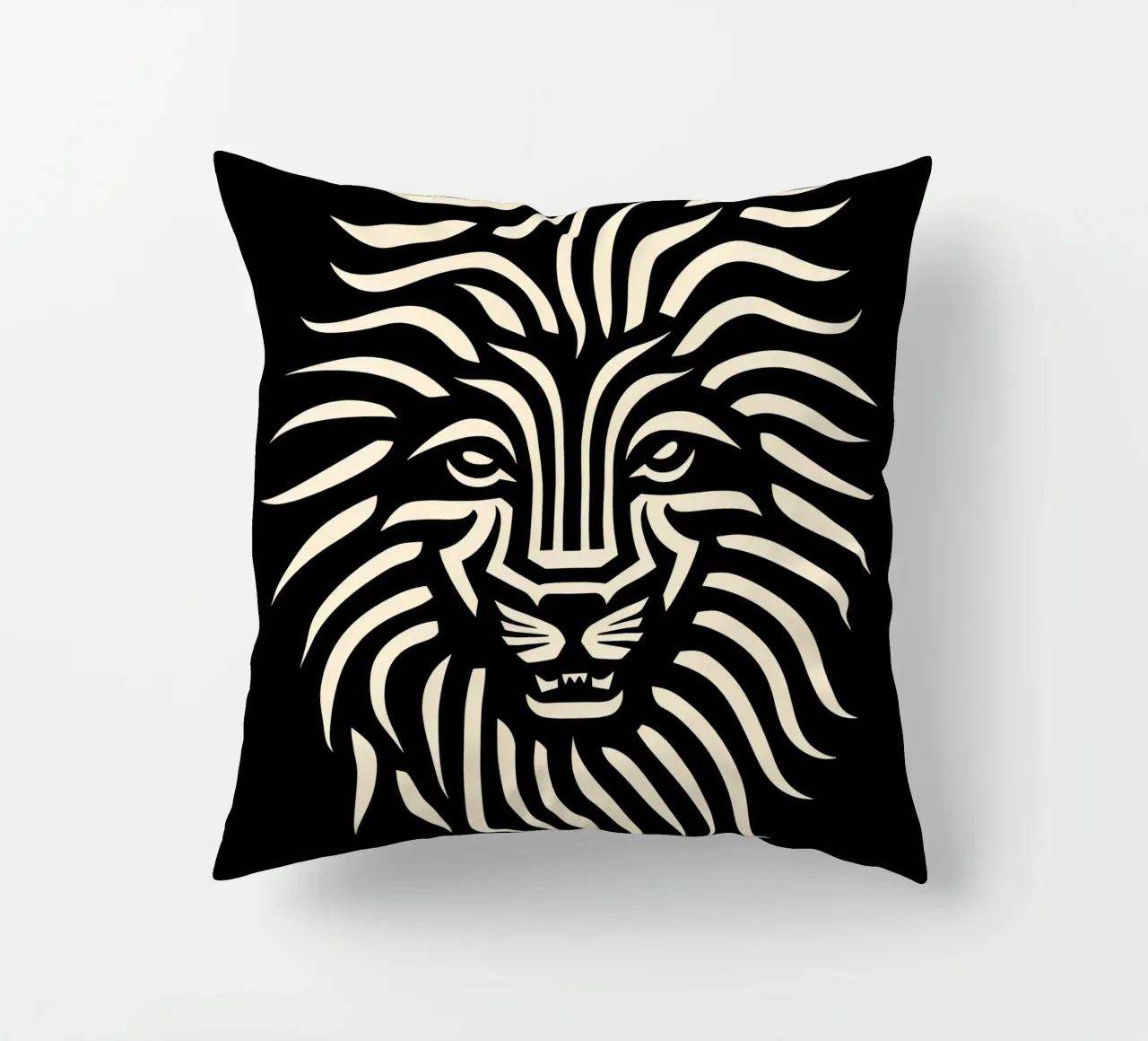 Design a testa di leone cuscino da Autofocus