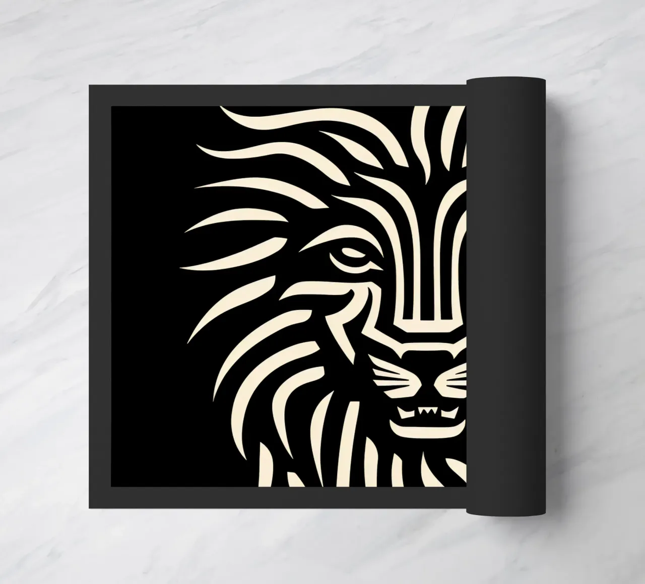 Design a testa di leone zerbino da Autofocus